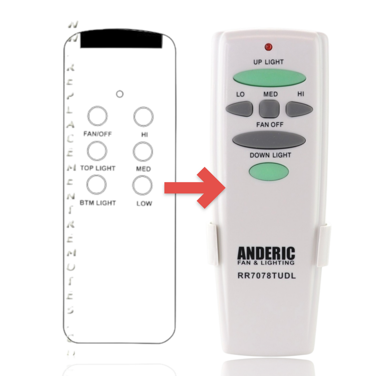 Harbor Breeze HAR001 Ceiling Fan Remote Control