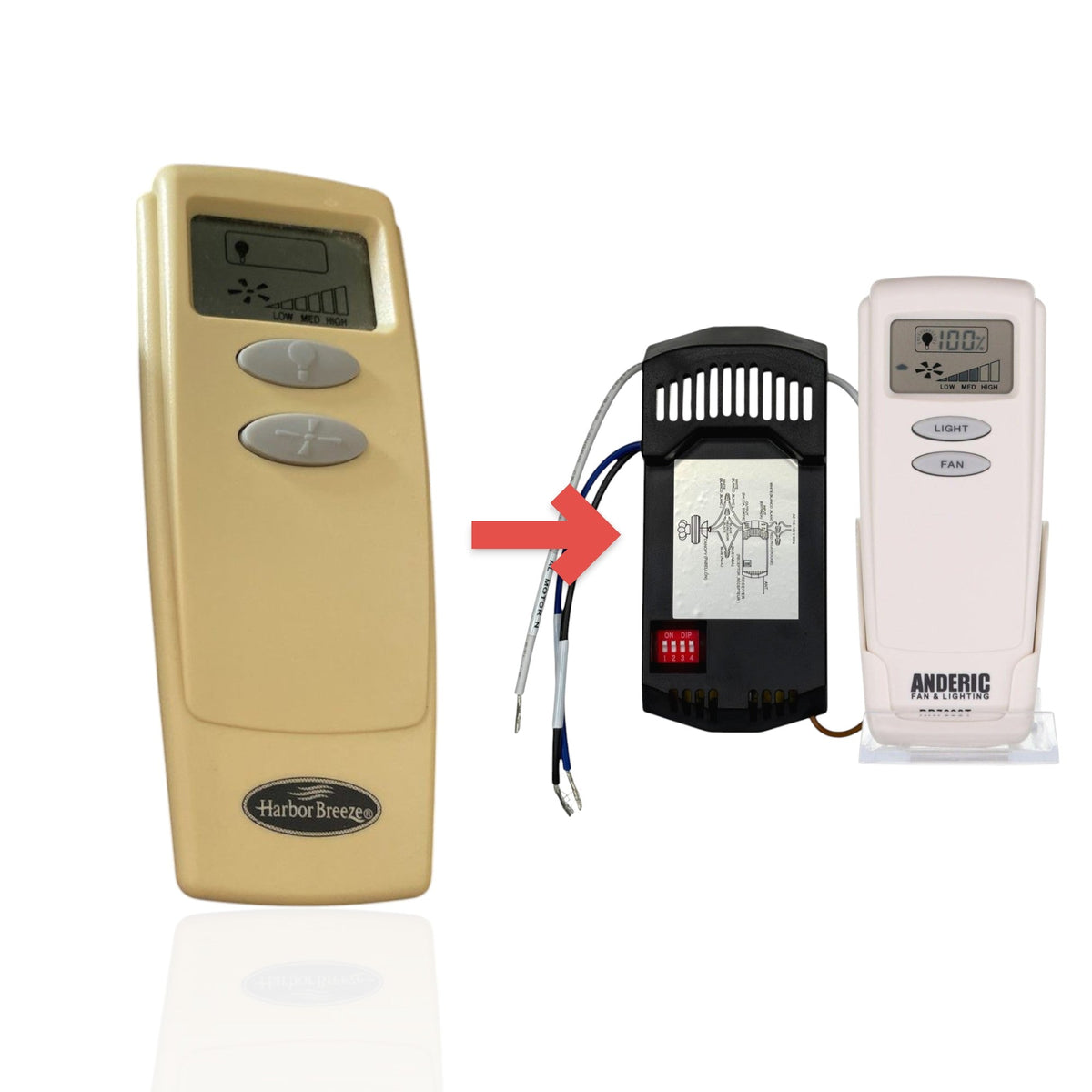 Harbor Breeze KUJCE9201 Ceiling Fan Remote Control