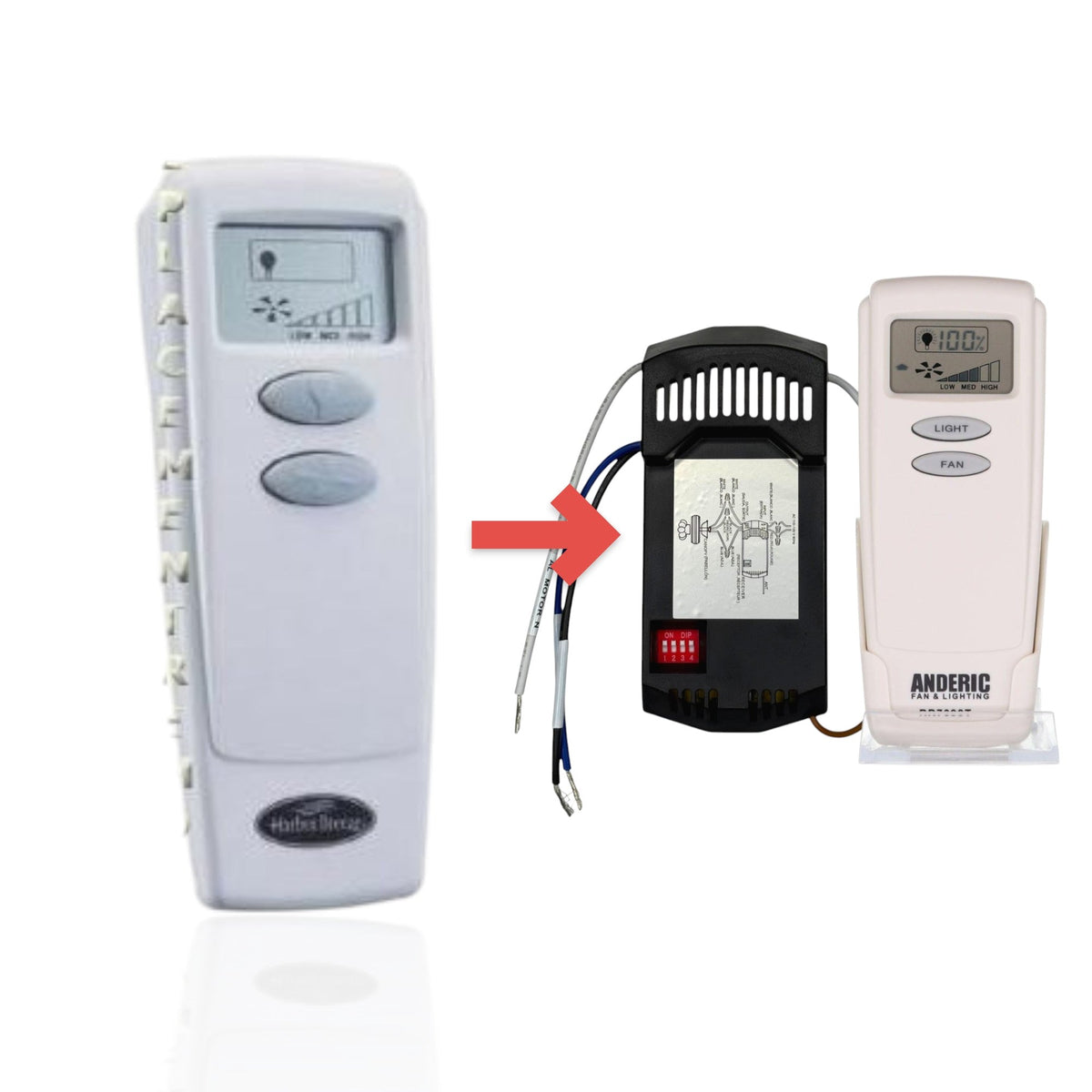 Harbor Breeze RC104L Ceiling Fan Remote Control