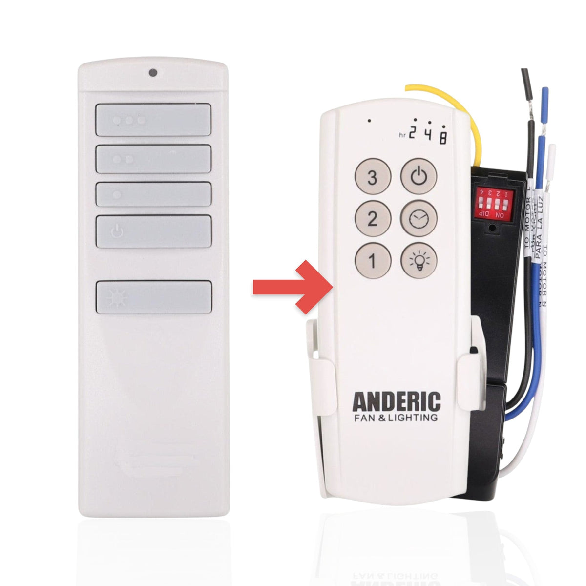 Harbor Breeze TR258B KUJCE10716 Ceiling Fan Remote Control