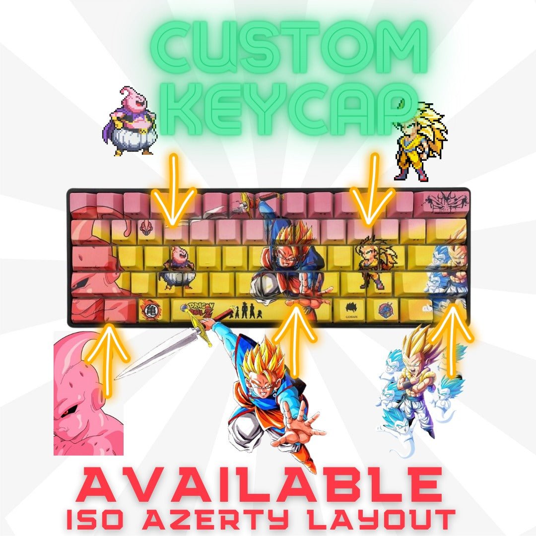 HHKB 60% Keyboard Custom Keycaps ( ANSI | 60 Keys )