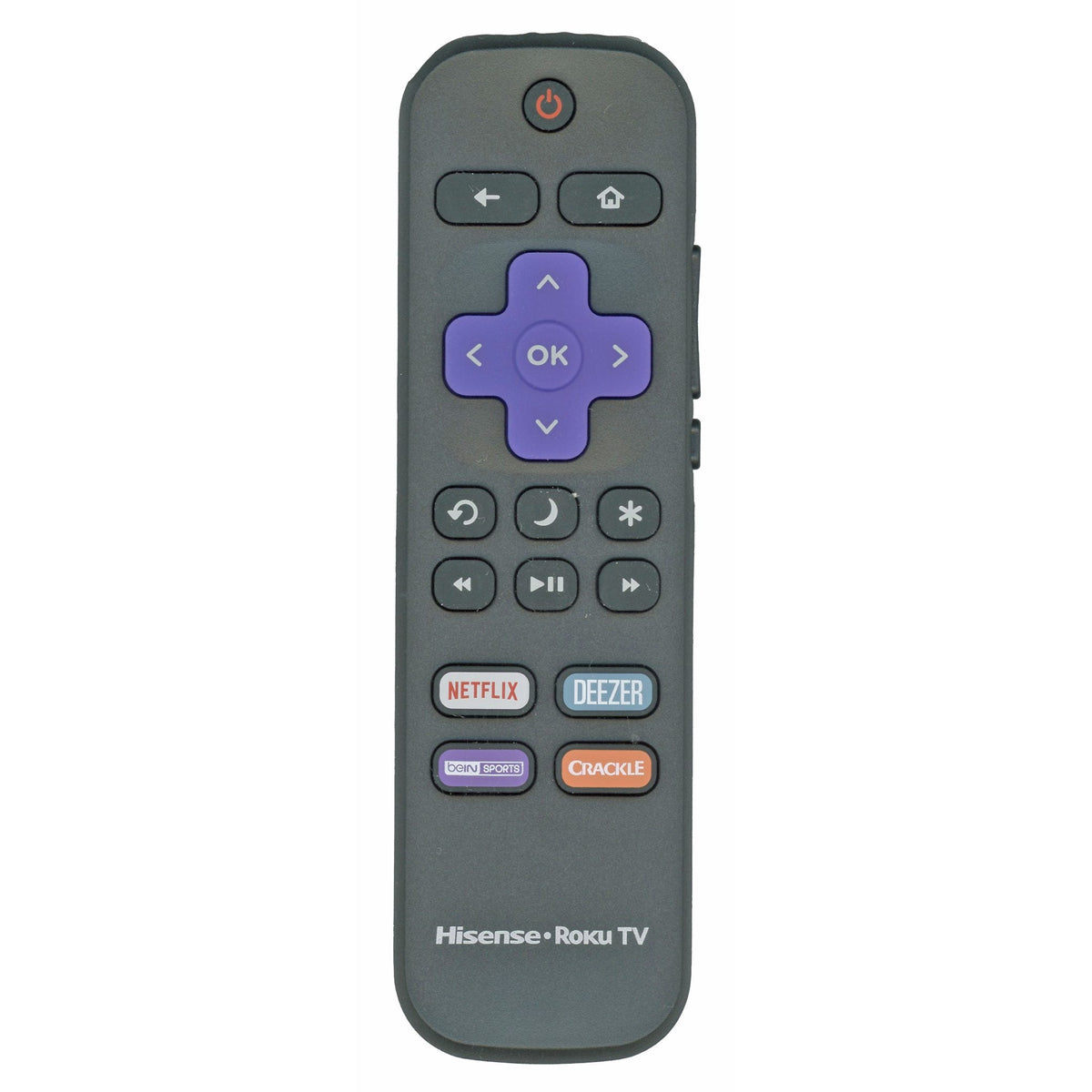 Hisense HU-RCRCA-20 2019 ROKU TV Remote Control | IR - HURCRCA20 ...