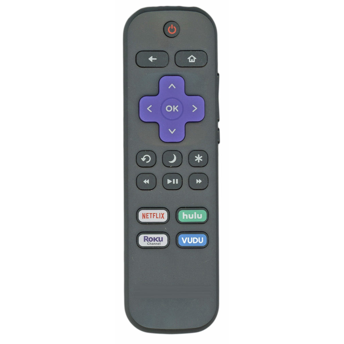 Hisense HURCRUS21G for 2021 ROKU TV Remote Control | IR | Netflix | Hulu | Roku Channel | Vudu | HU-RCRUS-21G - 249979