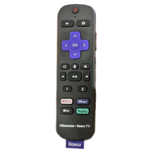 Hisense RCS01R ROKU TV Remote Control | Voice | RF | Headphone | Netflix | Disney + | Apple TV + | Hulu- RCS01R