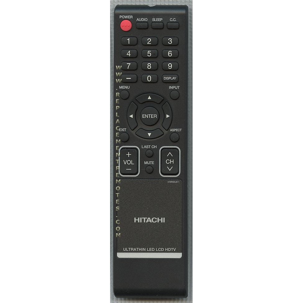 Hitachi 076R0SJ011 TV Remote Control