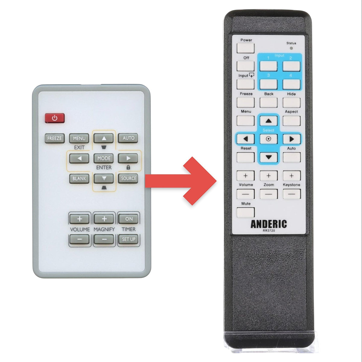 Hitachi HL02961 Projector Remote Control