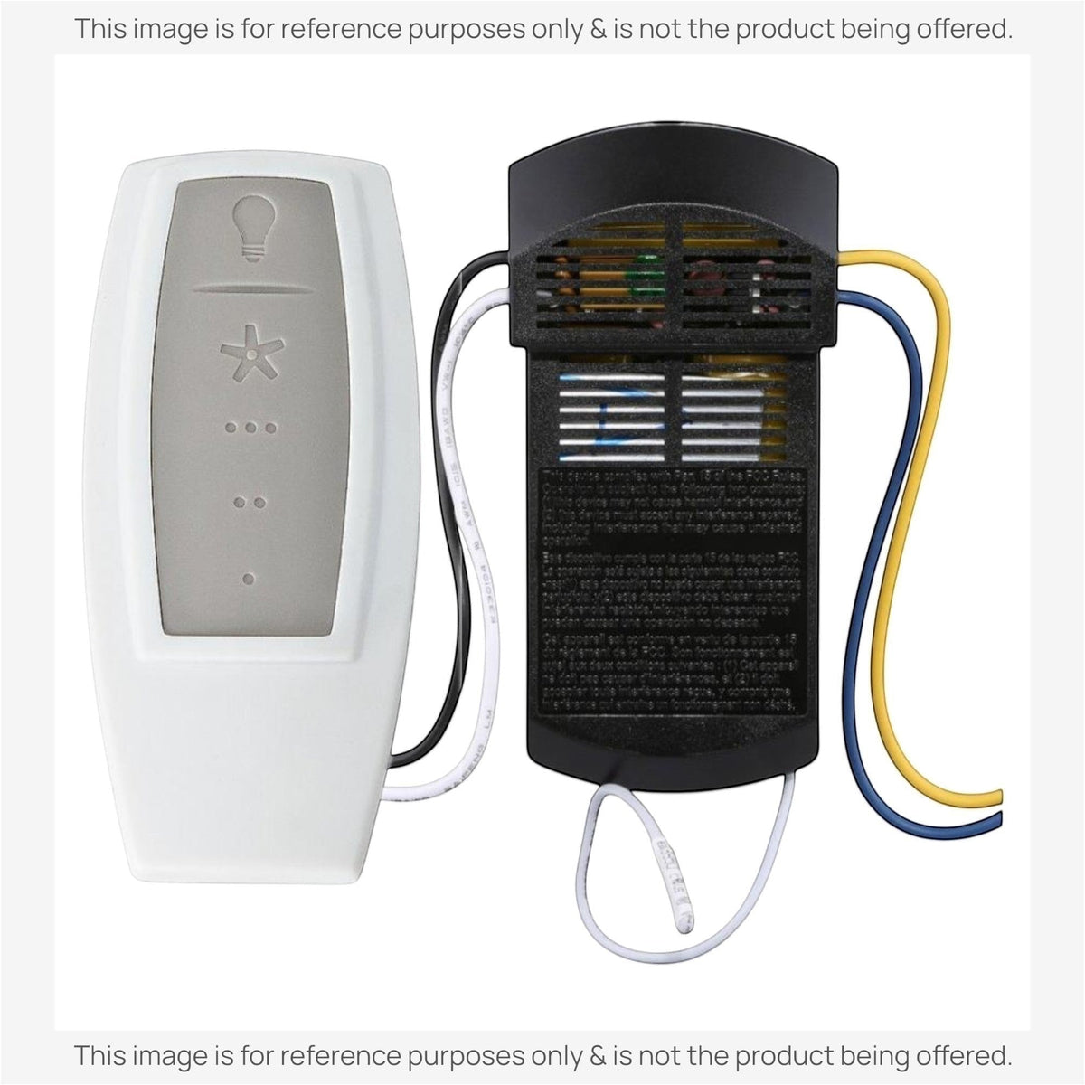 Anderic Substitute Kit for Hunter 99110 Universal 3-Speed IN2TX36 Ceiling Fan Remote Control Kit [63T-AC83T-KIT]