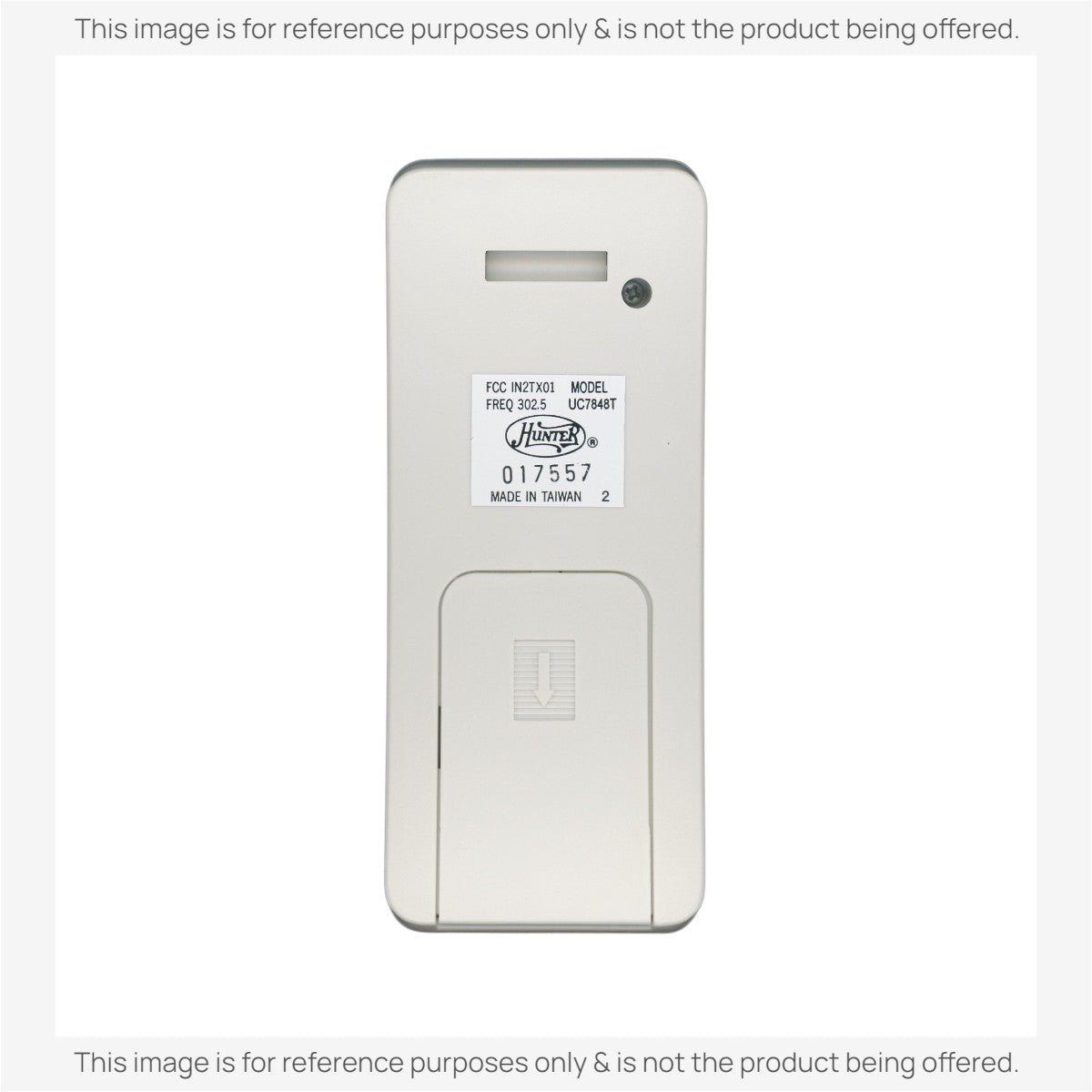 Hunter UC7848T/UC7042T IN2TX01 Ceiling Fan Remote Control