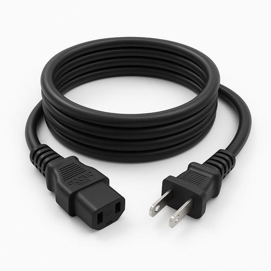 Sony 183688312 AC Power Cable Cord | 2-Prong Female to 2-Prong Male | 6' Foot - 1-836-883-12