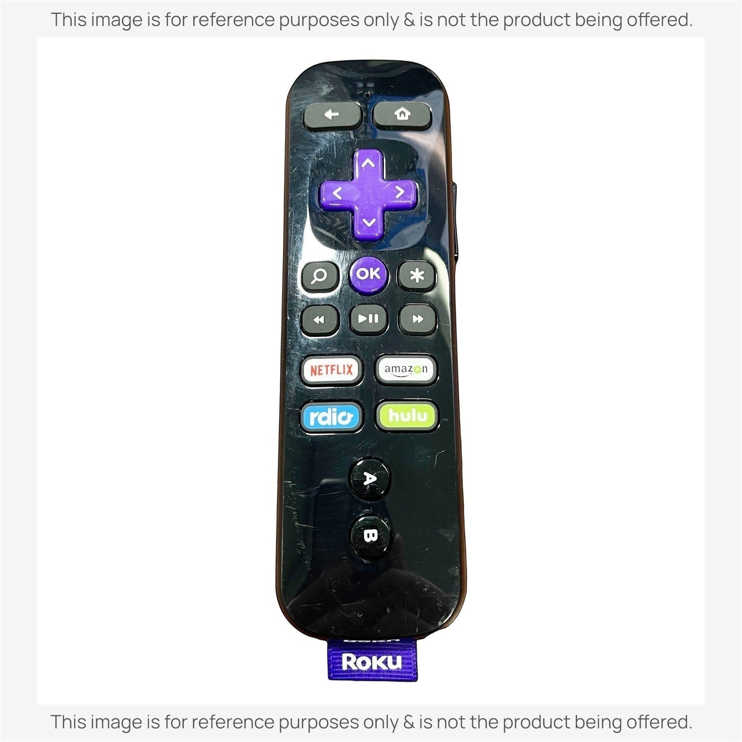 Roku RC35 Streaming Remote Control | RF | A/B | Headphones | Netflix | Amazon | rdio | Hulu - 3226000106