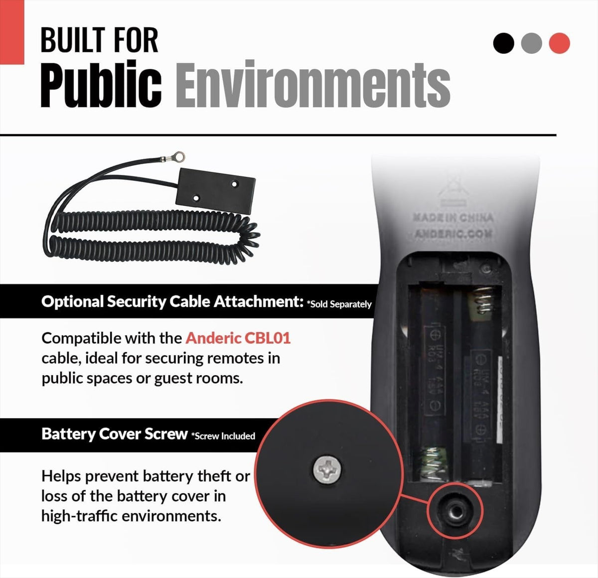 GE General Electric 25020 4-Device Universal Remote Control