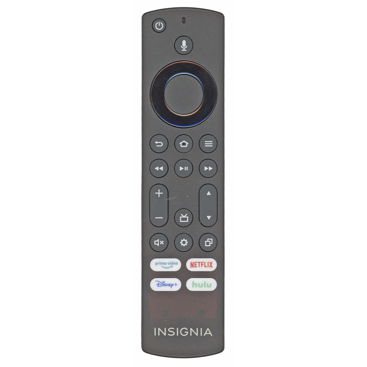 Insignia NS-RCFNA-21 Rev E Fire TV Remote Control | Voice | Prime Video | Netflix | Disney+ | Hulu - NSRCFNA21-Rev-E