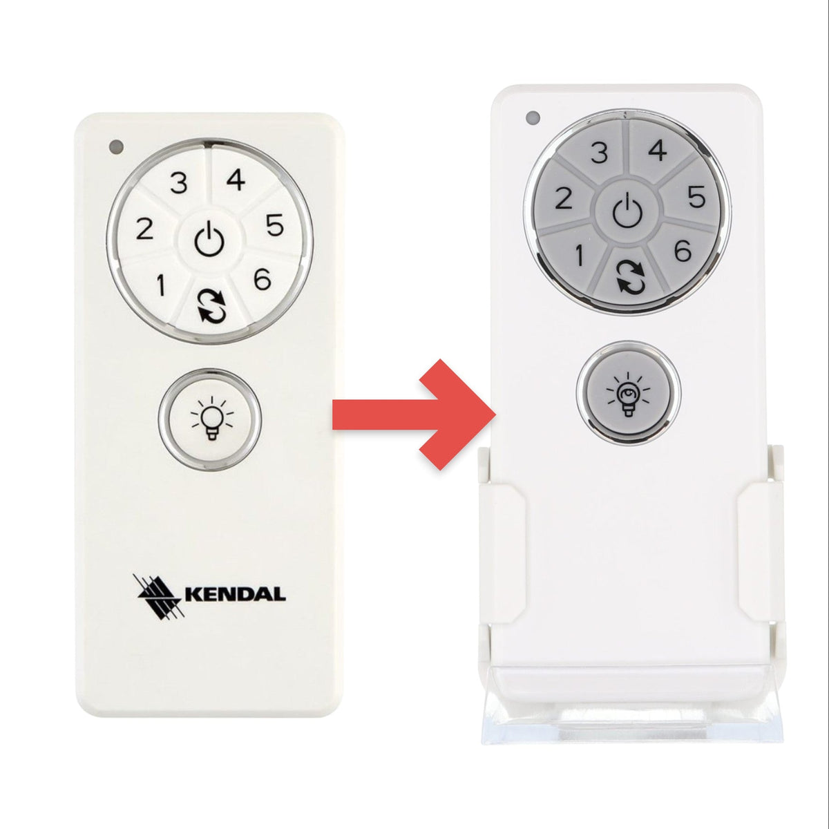 Kendal Lighting 6 Speed Remote Control Ceiling Fan Remote Control