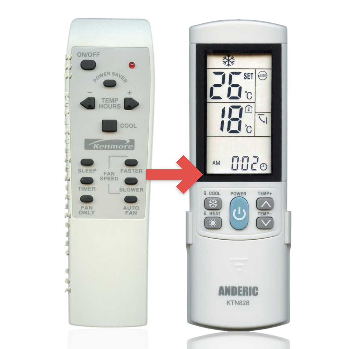 Kenmore 309342608 Air Conditioner Remote Control