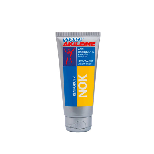 Akileïne Sports NOK Anti-Chafing Cream - Prevents Chafing Blisters - Anti-Friction Skin Reinforcer - Anti Chafing Cream for Runners Men Women - Thigh Rubbing Prevention Anti Chafe | 2.5 fl oz