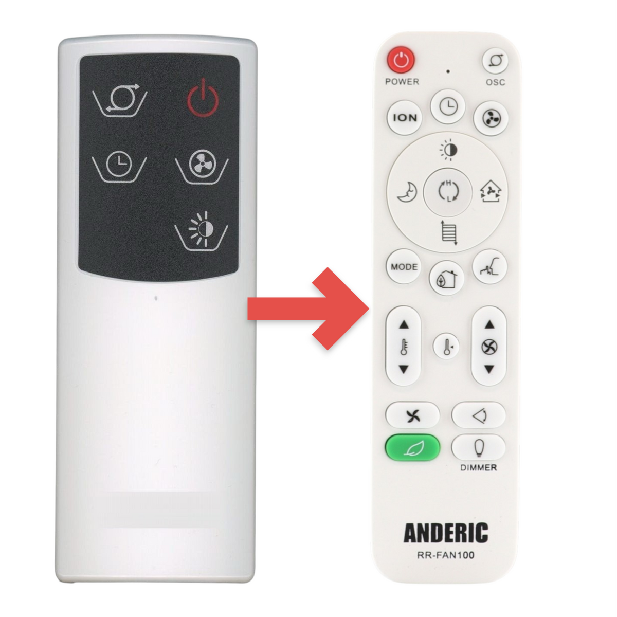 Lasko 2033673A Air Logic Upright Fan Remote Control for AC615 Bladeless Tower Fan | IR – 2033673A