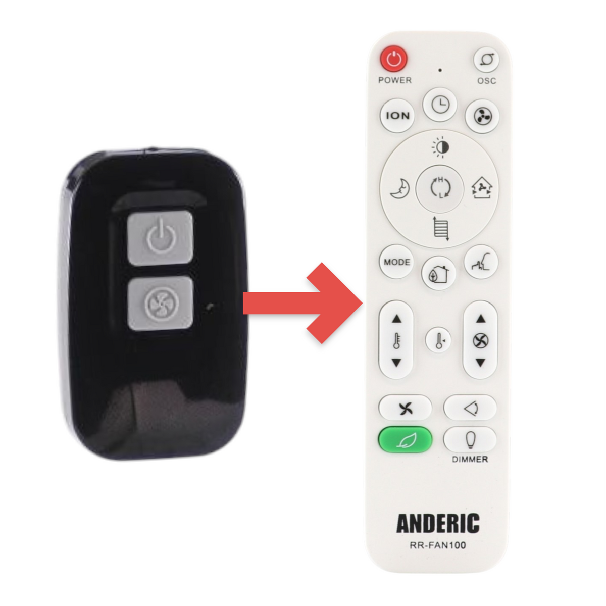 Lasko 02055049VN Upright Fan Remote Control
