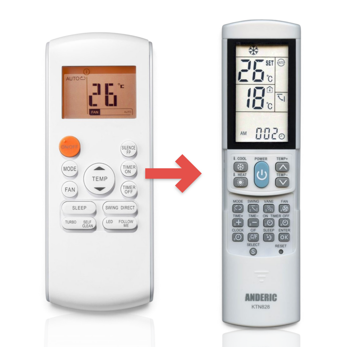Lennox M0STAT60Q-1 Air Conditioner Remote Control - M0STAT60Q-1