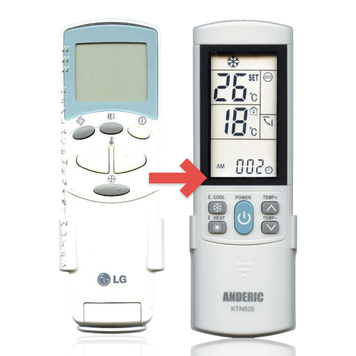 LG 6711A20128A Air Conditioner Remote Control