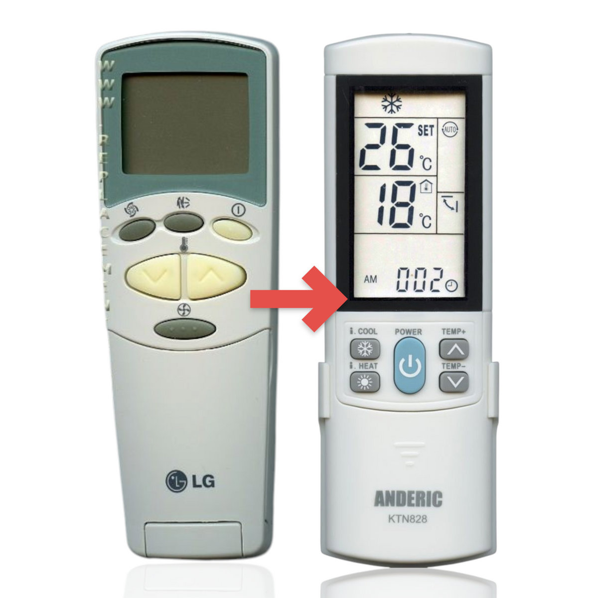 LG 6711A20128C Air Conditioner Remote Control
