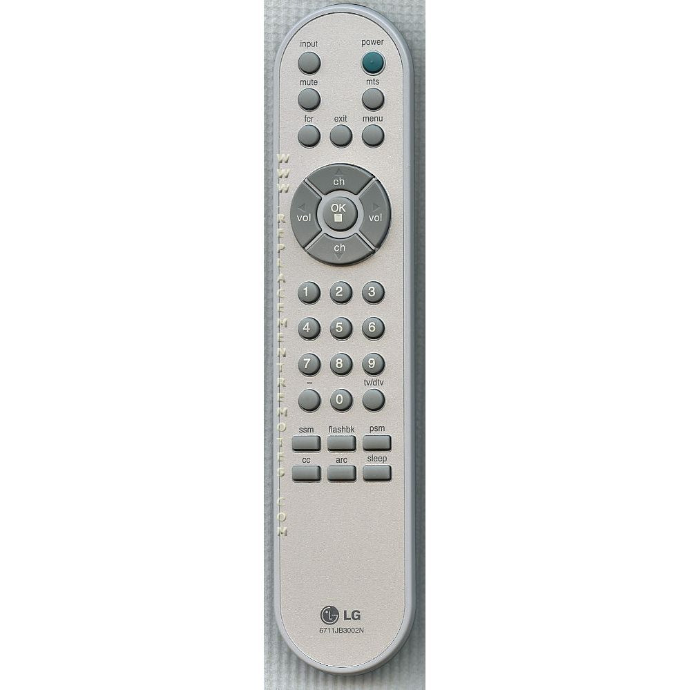 LG 6711JB3002N TV Remote Control