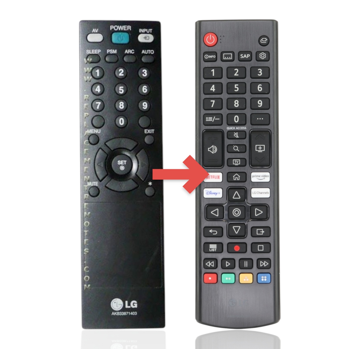 LG AKB33871403 TV Remote Control