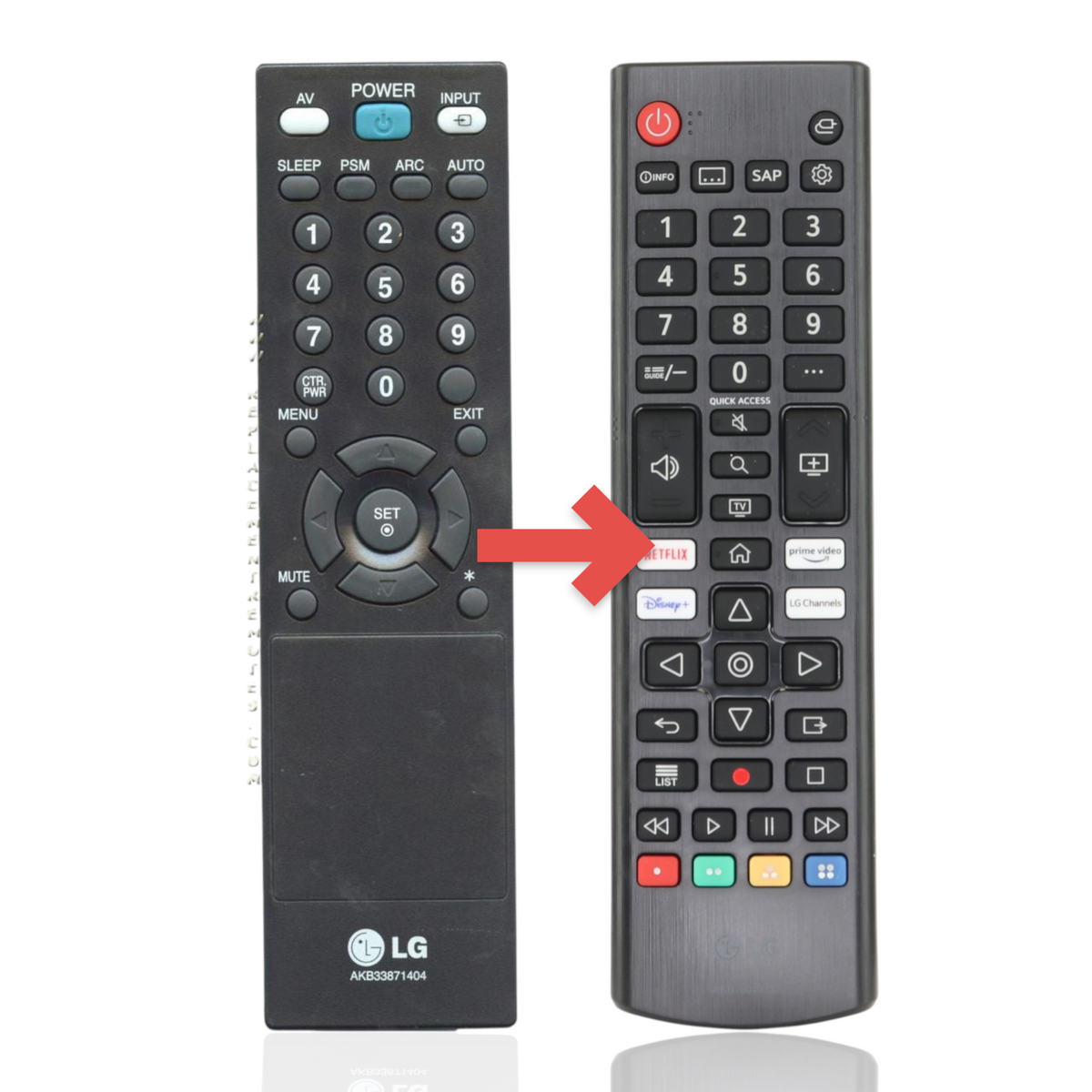 LG AKB33871404 TV Remote Control