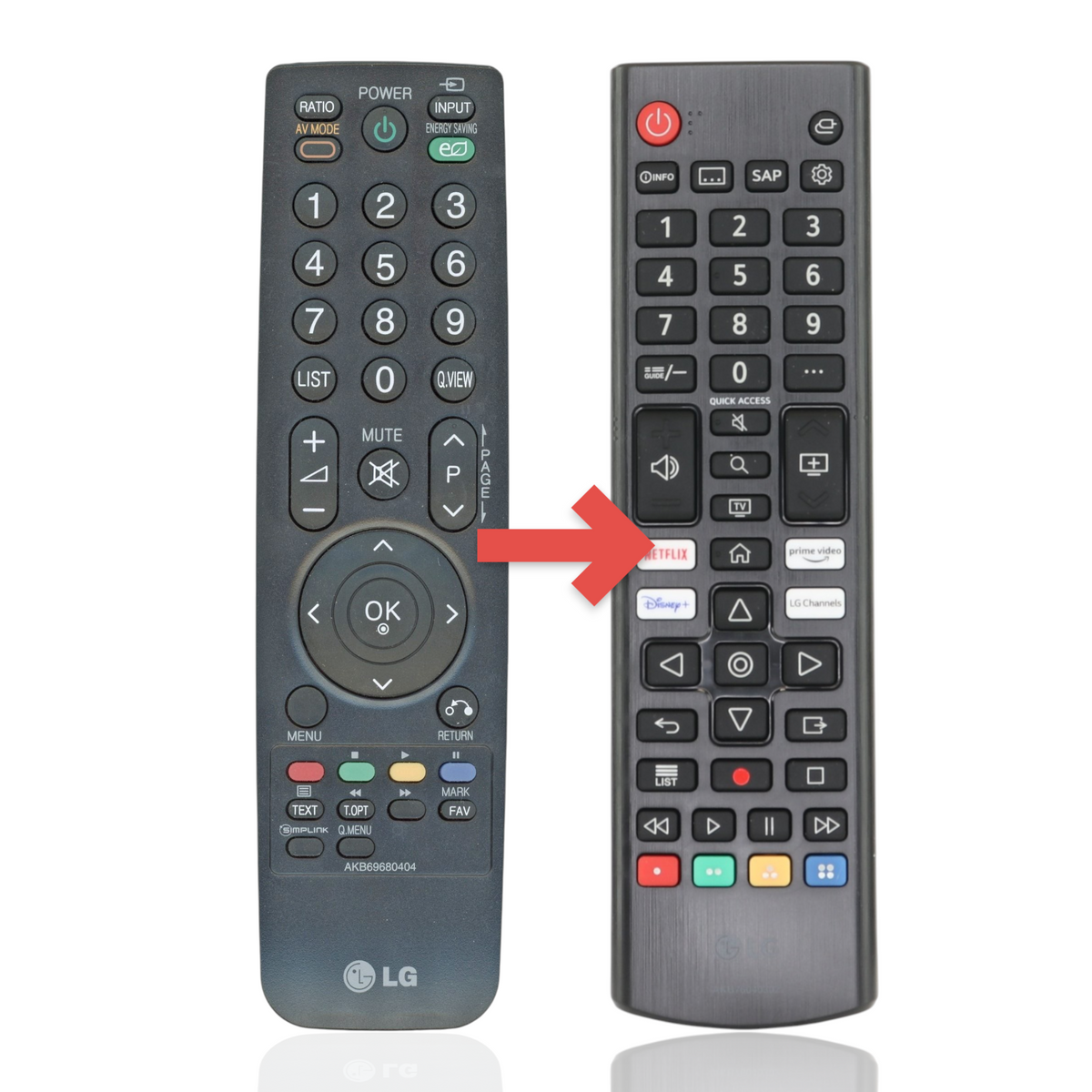 LG AKB69680404 TV Remote Control