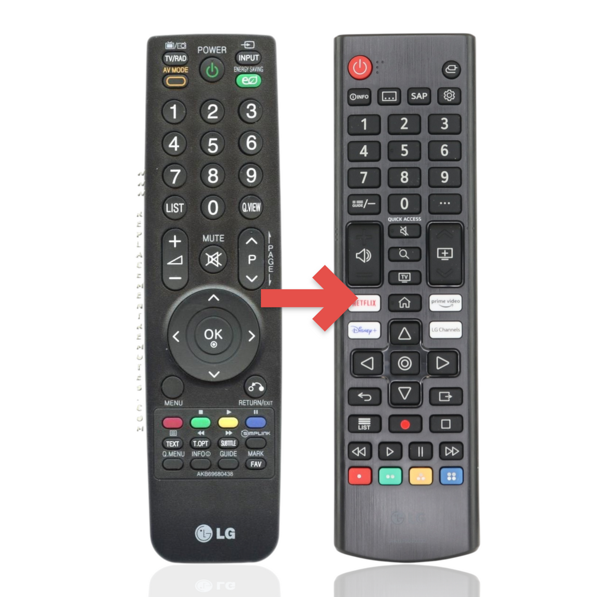 LG AKB69680438 TV Remote Control