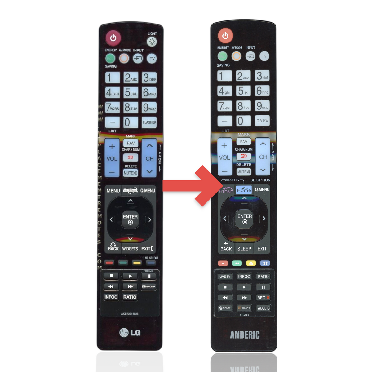 LG AKB72914026 TV Remote Control