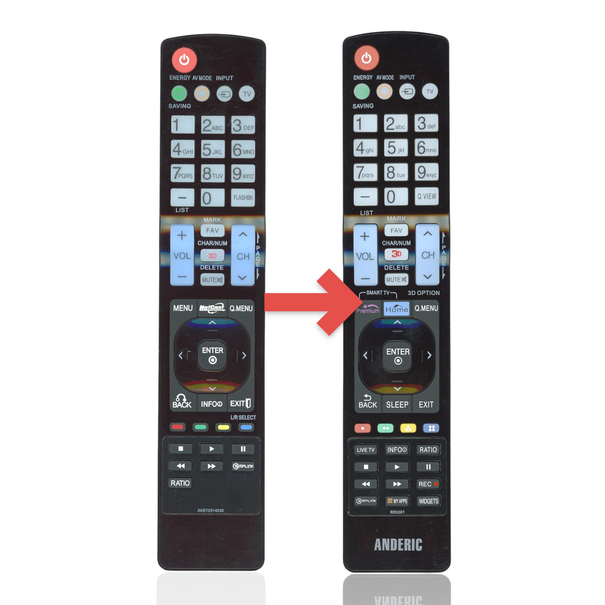 LG AKB72914036 TV Remote Control