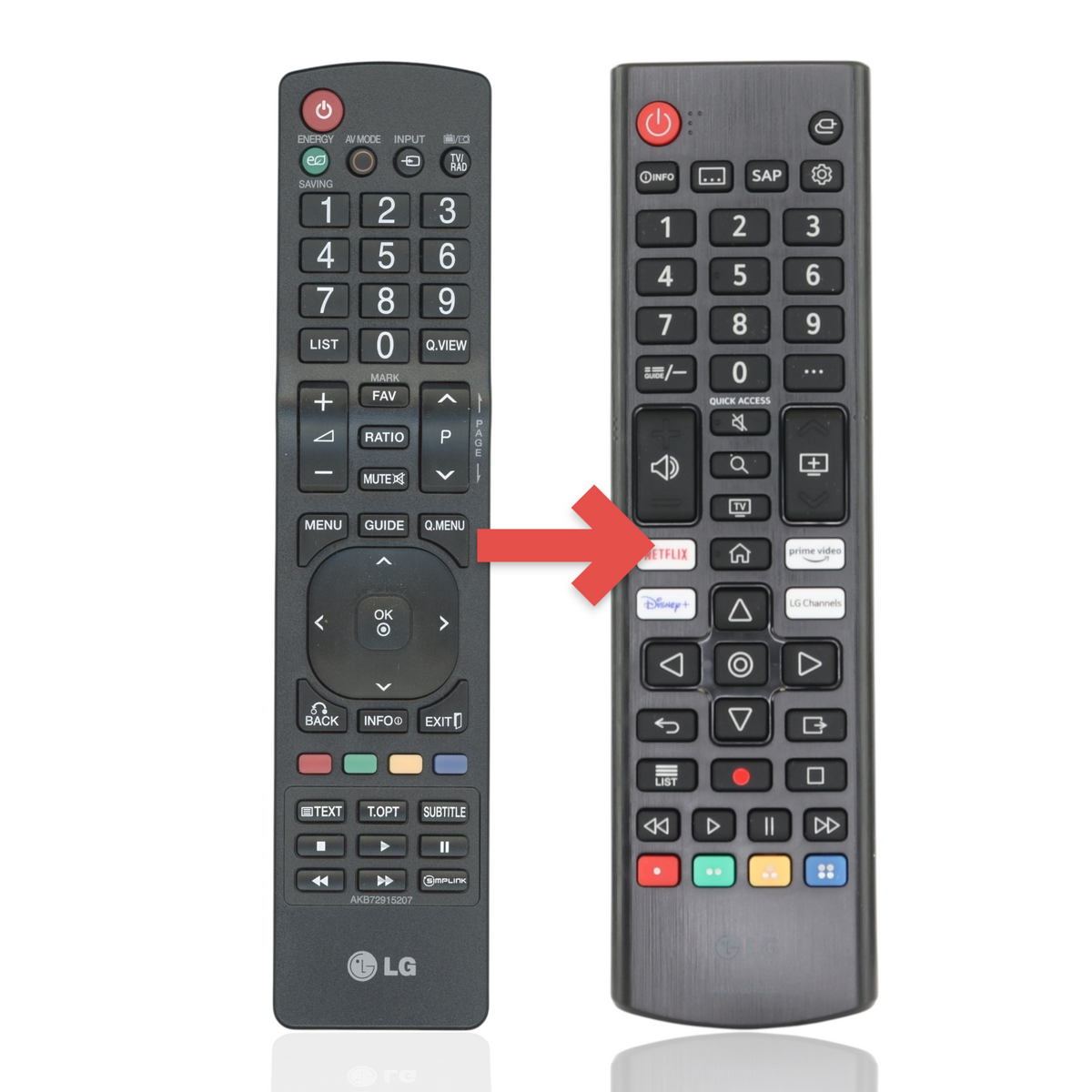 LG AKB72915207 TV Remote Control
