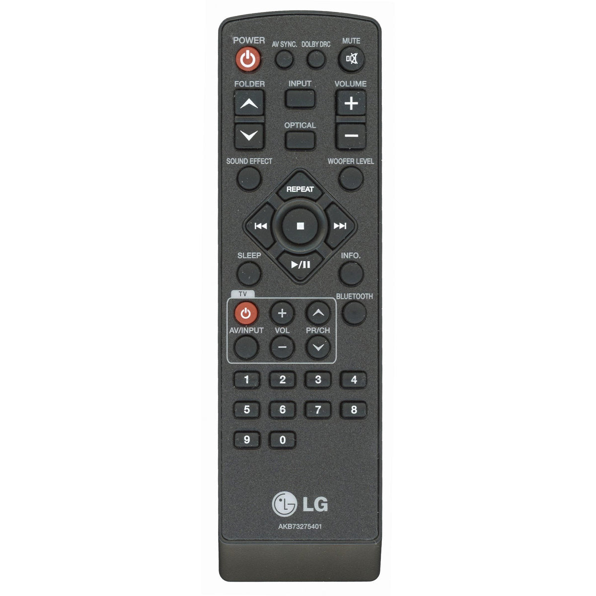 LG AKB73275401 Home Theater Remote Control