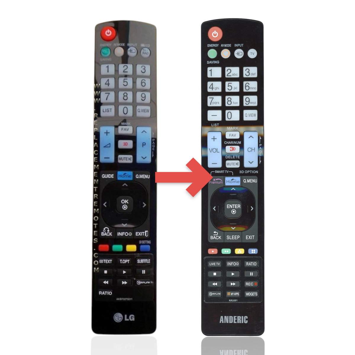 LG AKB73275611 TV Remote Control