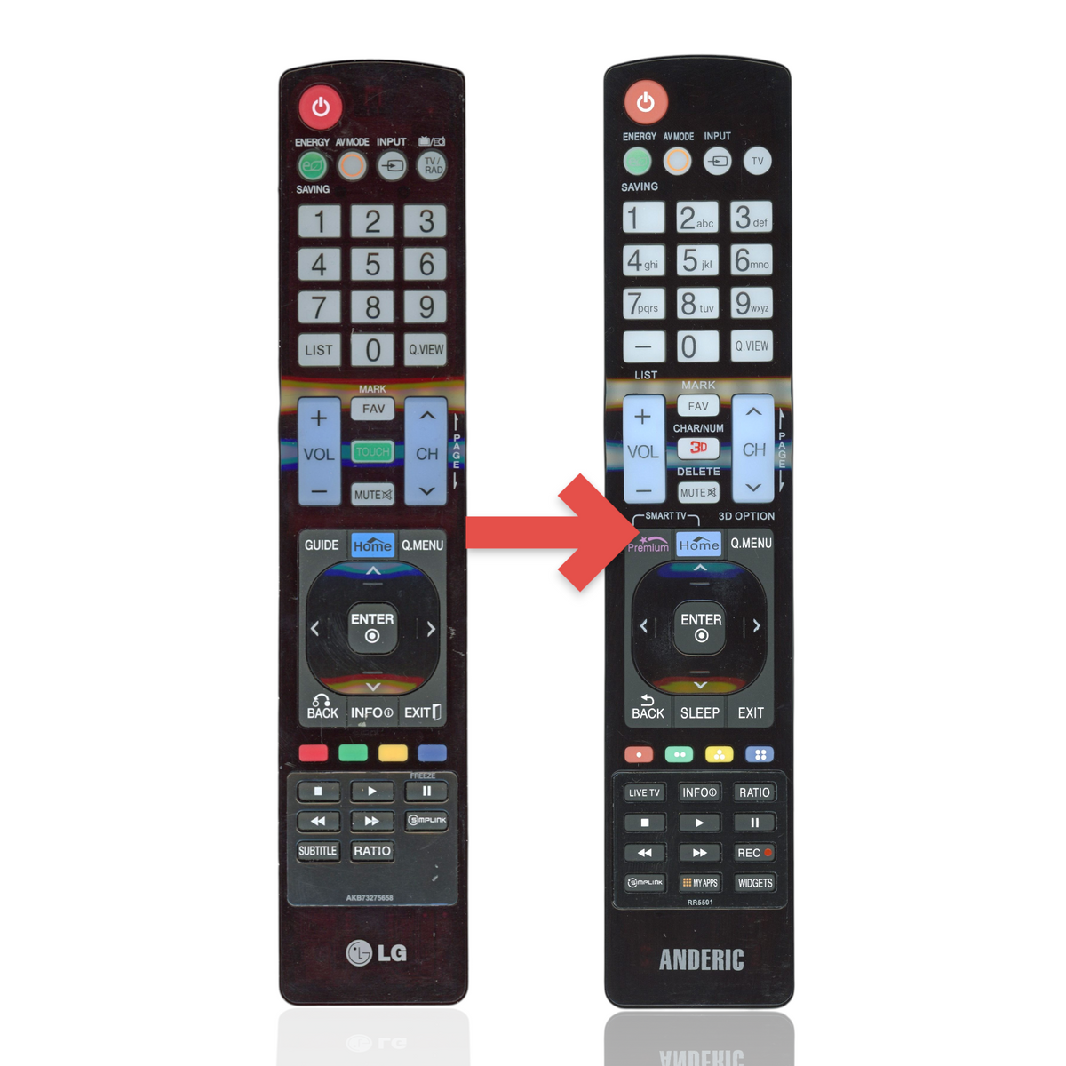 LG AKB73275658 TV Remote Control