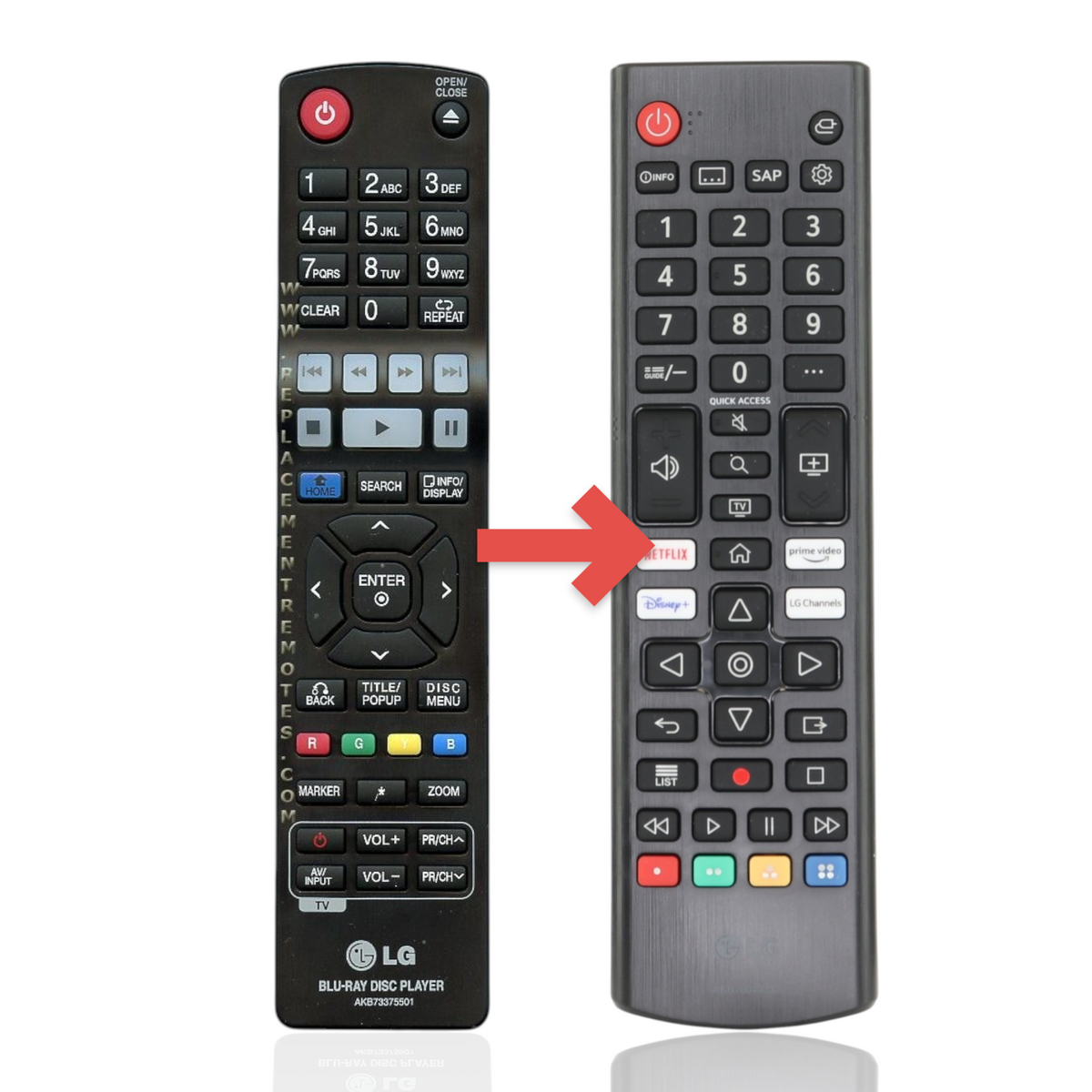 LG AKB73375501 TV Remote Control