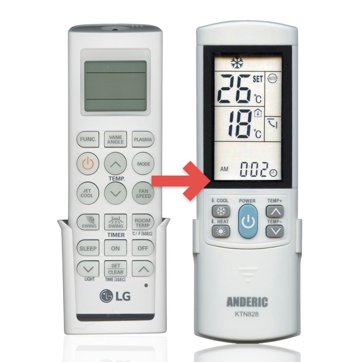 LG AKB73455716 Air Conditioner Remote Control