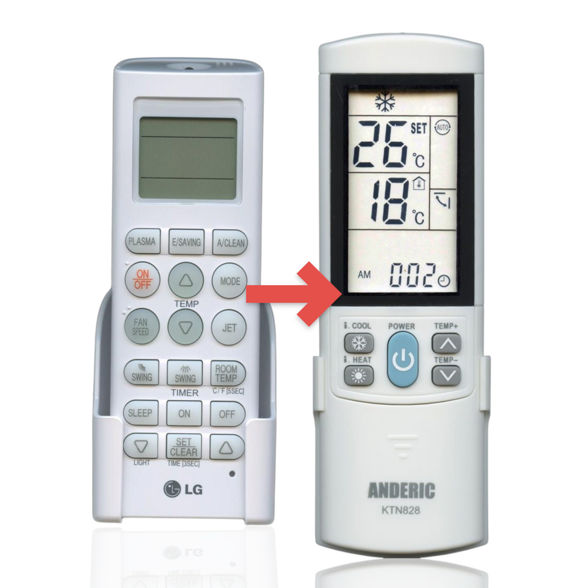 LG AKB73635606 Air Conditioner Remote Control