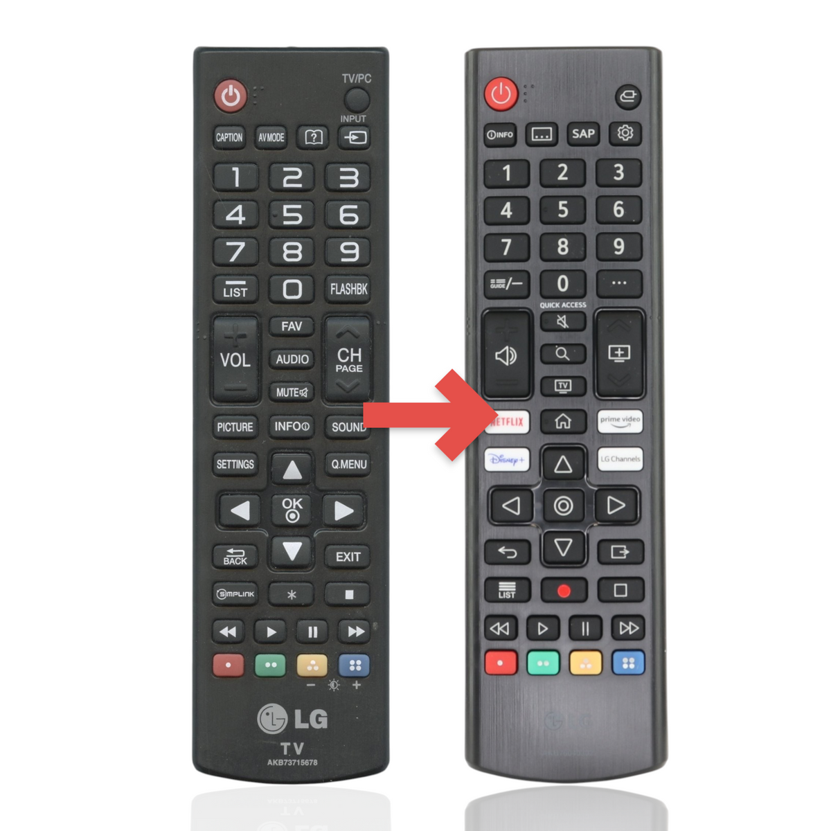 LG AKB73715678 TV Remote Control