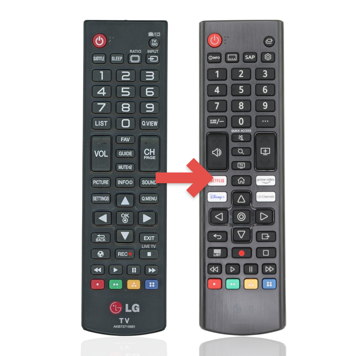 LG AKB73715681 TV Remote Control