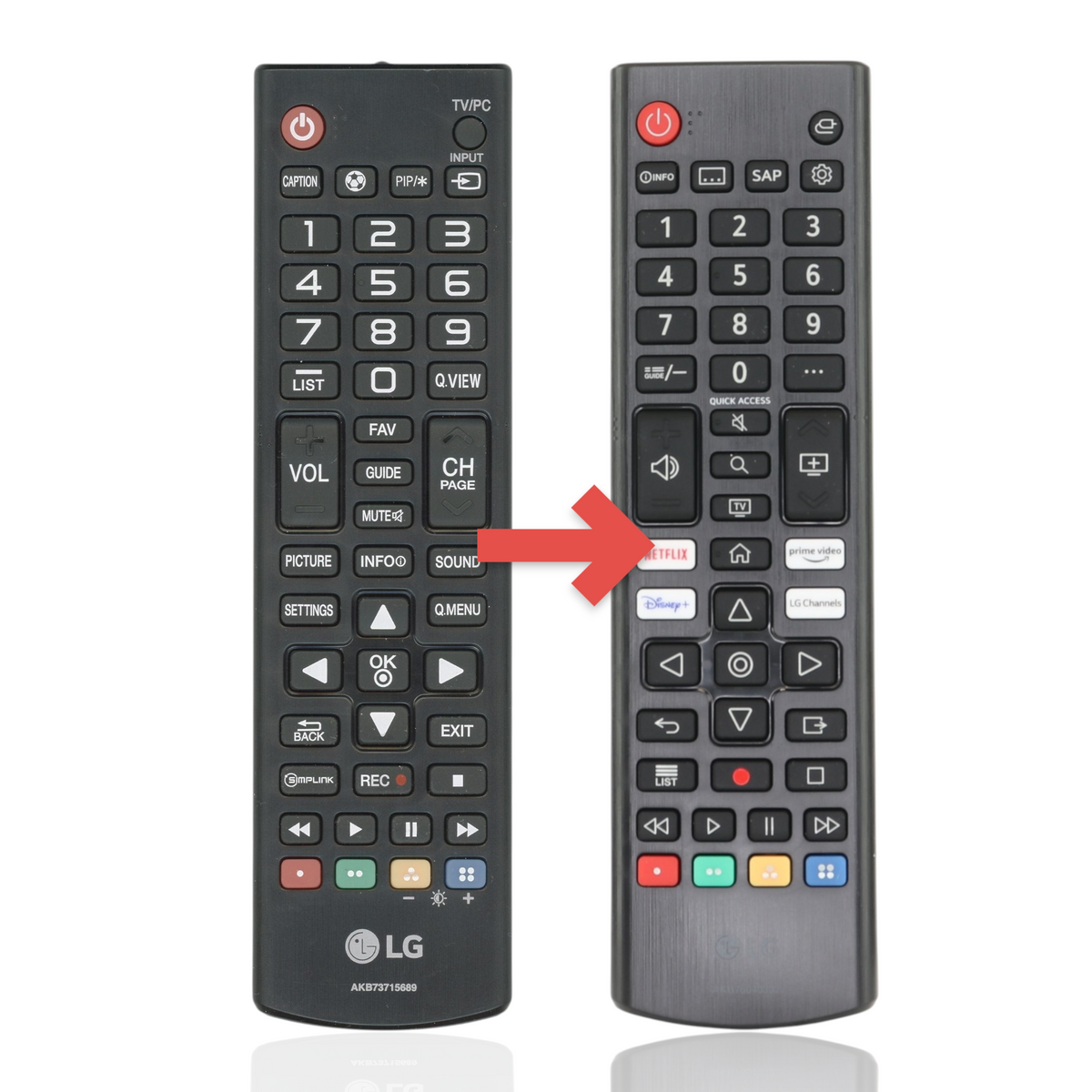 LG AKB73715689 TV Remote Control