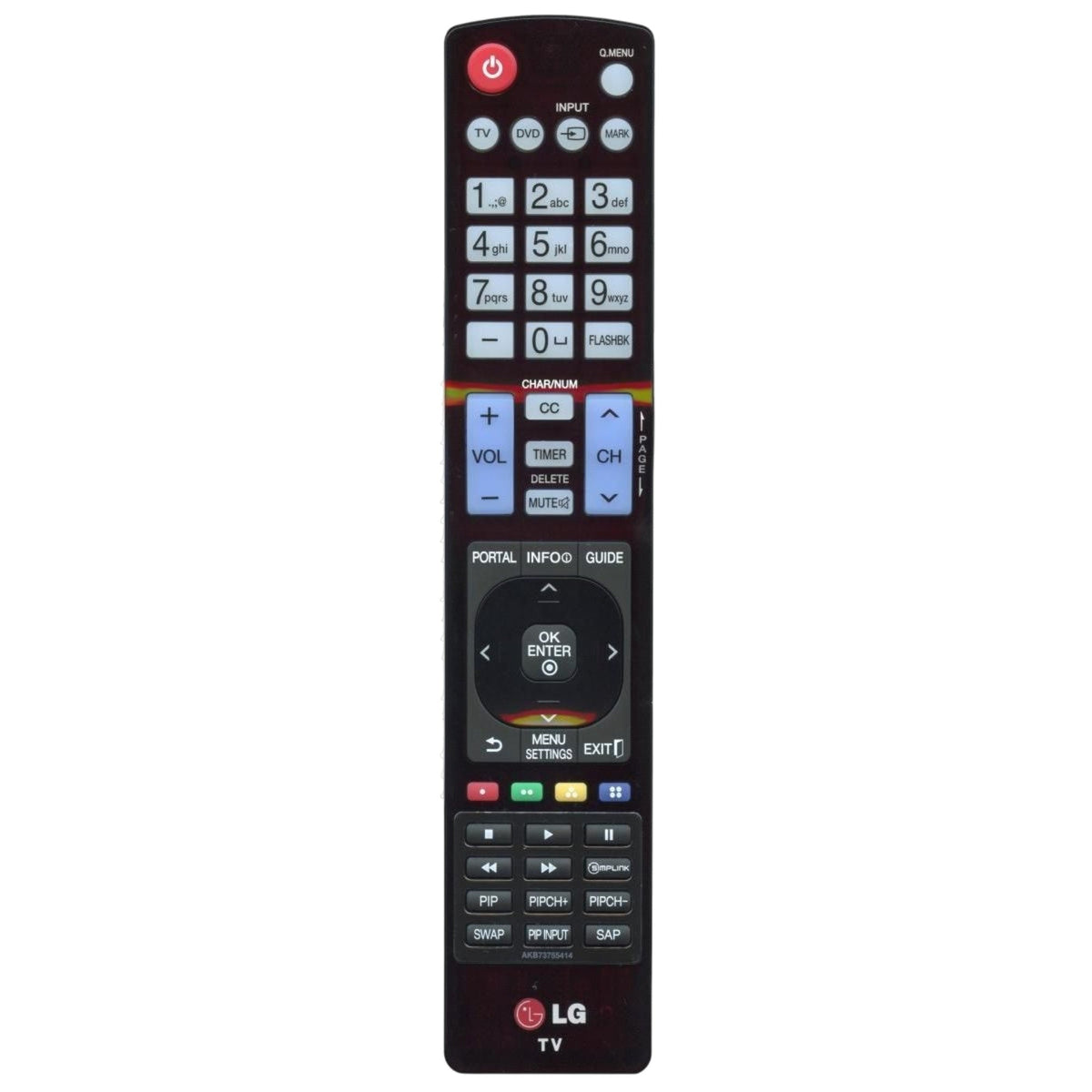 LG AKB73755414 TV Remote Control