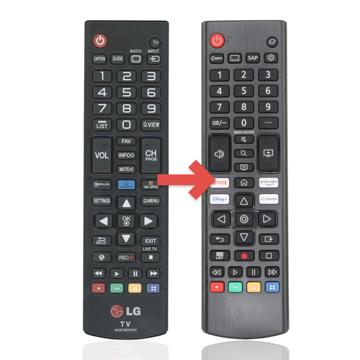 LG AKB73975701 TV Remote Control