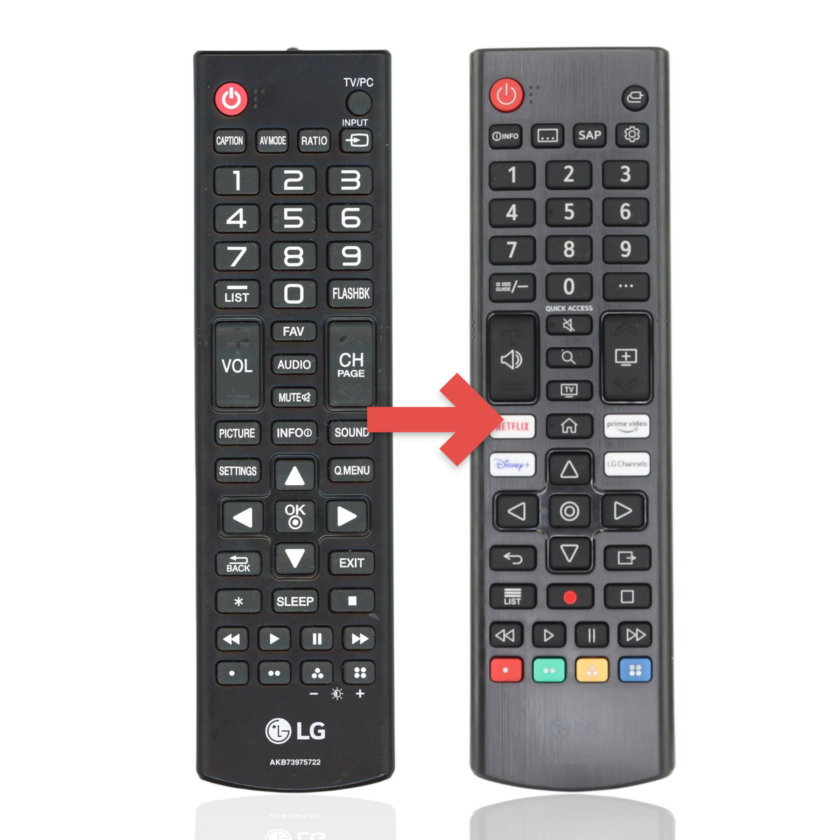 LG AKB73975722 TV Remote Control