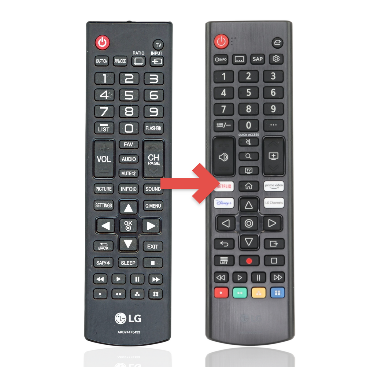 LG AKB74475433 TV Remote Control