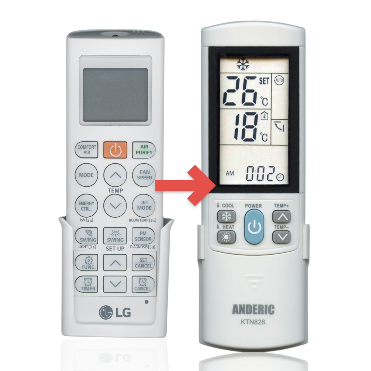 LG AKB75215303 Air Conditioner Remote Control