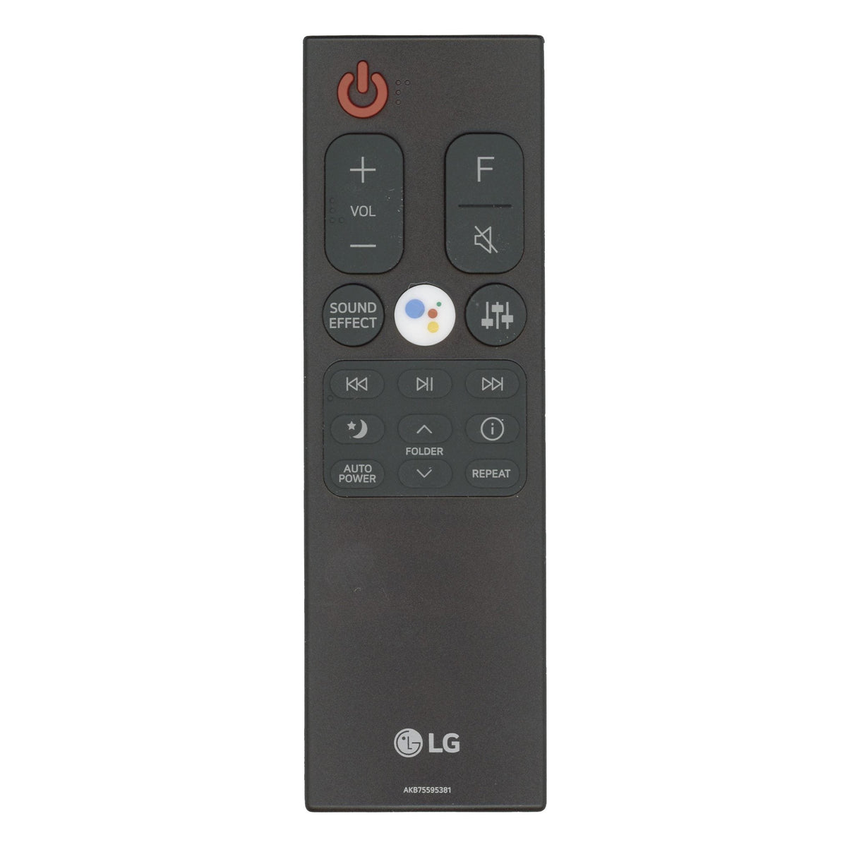 LG AKB75595381 Sound Bar Remote Control - AKB75595381