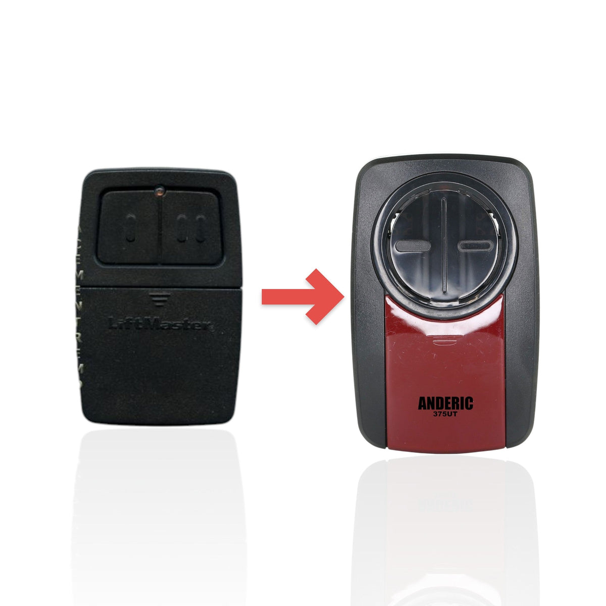 LiftMaster 375LM 2-Button Visor Universal Garage Door Opener Remote Control