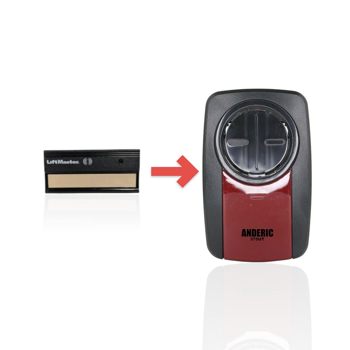 LiftMaster 361LM / 361LMC 1-Button Visor 315 Mhz Garage Door Opener Remote Control