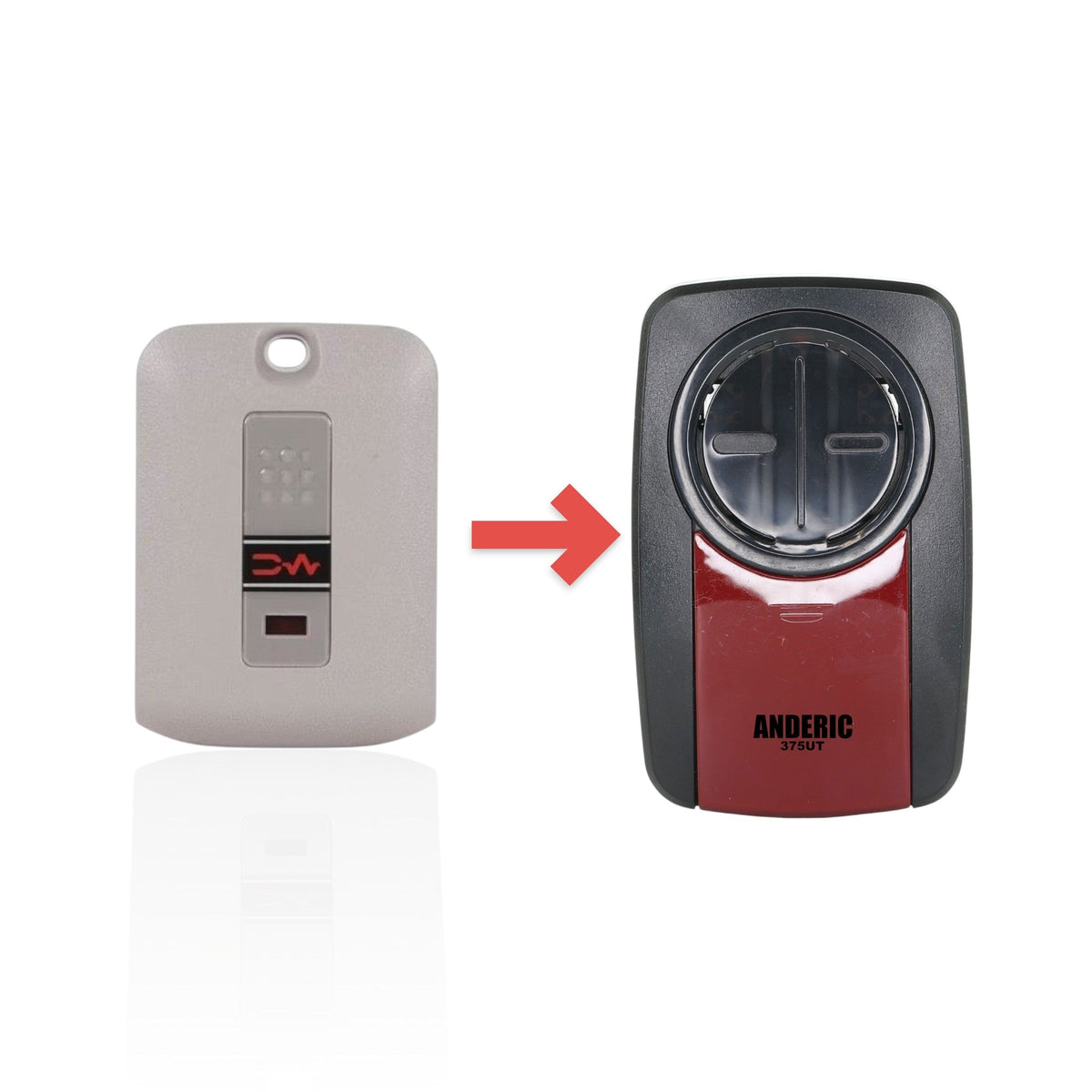 Linear 3070 1-Button 300 MHz keychain Garage Door Opener Remote Control